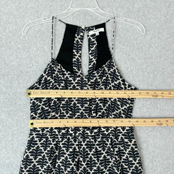 Madewell Silk Daylight Dress Womens 2 Ikat Bloom Floral Sleeveless C5228 READ - Picture 10 of 13